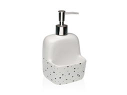 Dispensador de sabonete Versa Speckle (cerâmica branca)