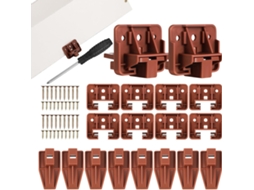 Conjunto De Corrediças Plásticas Coheali Para Gavetas Cômoda, Com Fácil Instalação E Uso Versátil, Para Cozinha