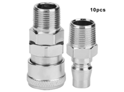 20 Piezas Conjunto De Conector Rápido De Hierro Galvanizado Com Rosca Externa Sm30+pm30 Socket E Plug De Ar Rápido