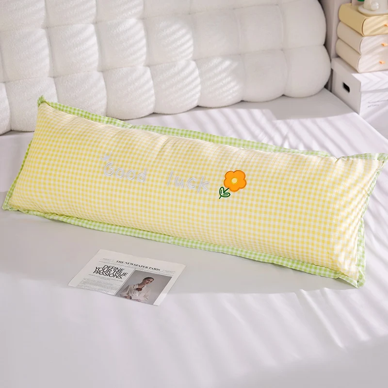 Almofada de Encosto Criativa para Adultos na Cor Dopamina MDUG (amarelo, 65cm)