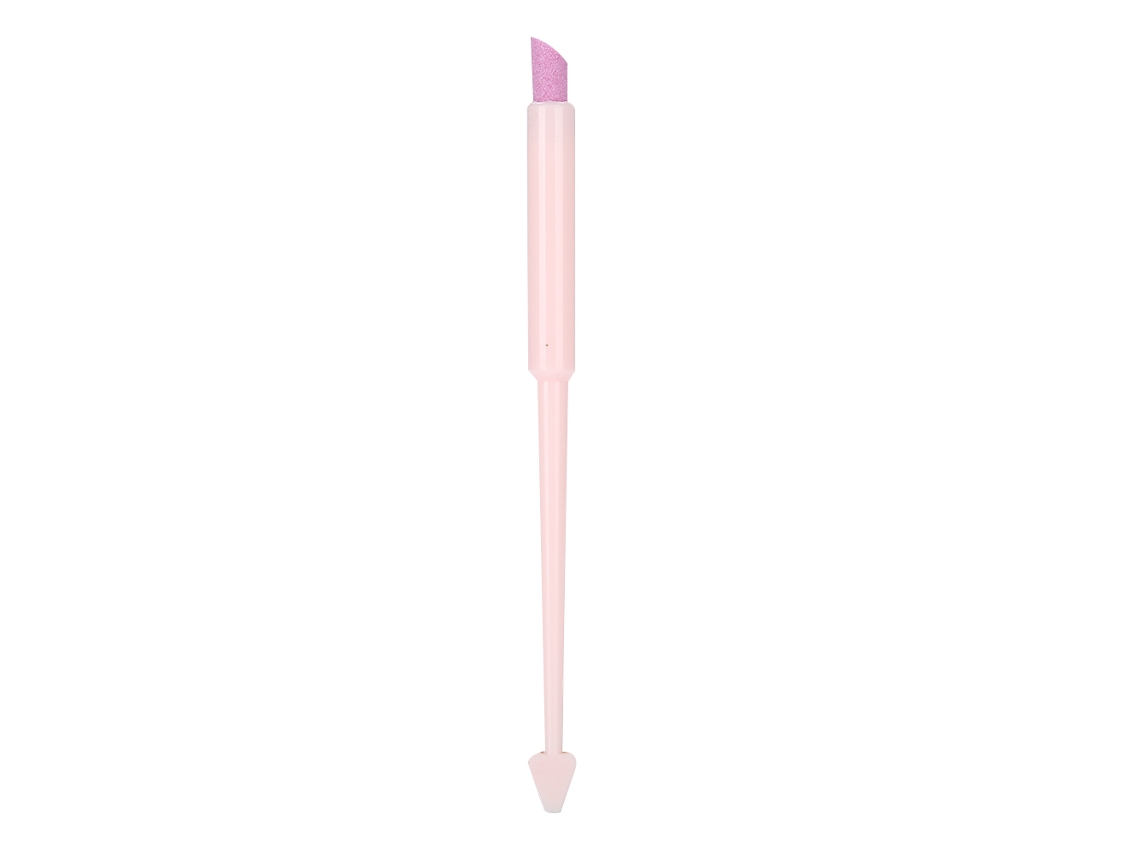Ferramenta De Manicure Caneta De Escova De Quartzo Para Polir Unhas E Remover Pele Morta Rosa