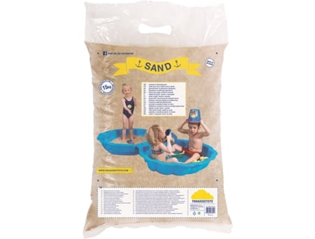 Areia de Brincar Lavada 15 kg PARADISO TOYS