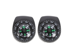 Rebe-2 Brújulas Desmontables Impermeables Portátiles Para Camping Y Supervivencia, Aplicables A Relojes