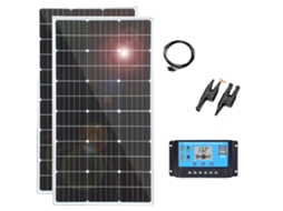 Kit De Painel Solar, Saída De Potência De 240w, Eficiência Monocristalina,kit 240w 12v 24v 20a Oem