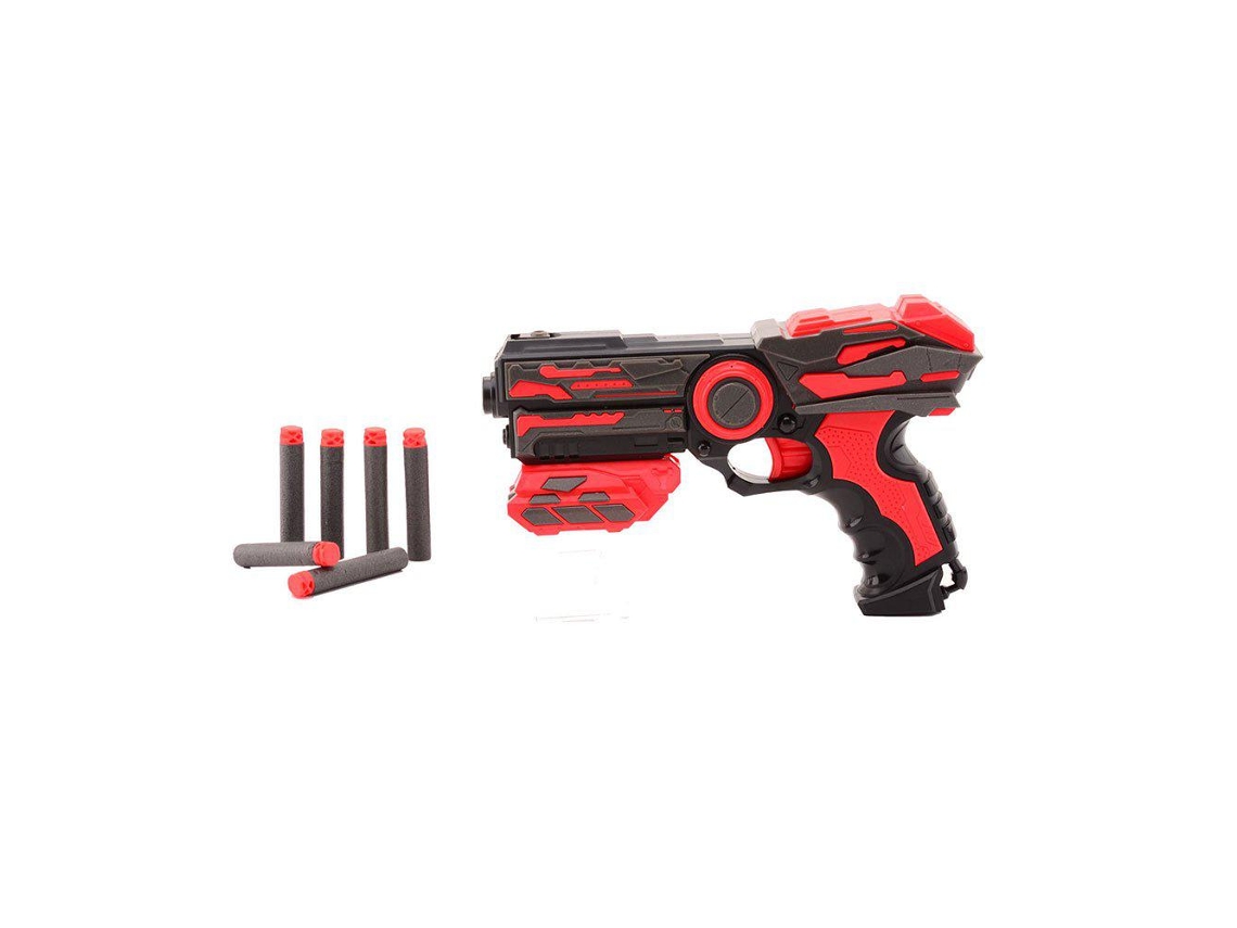 Atirador Dardos Espuma 23 cm 6 Dardos