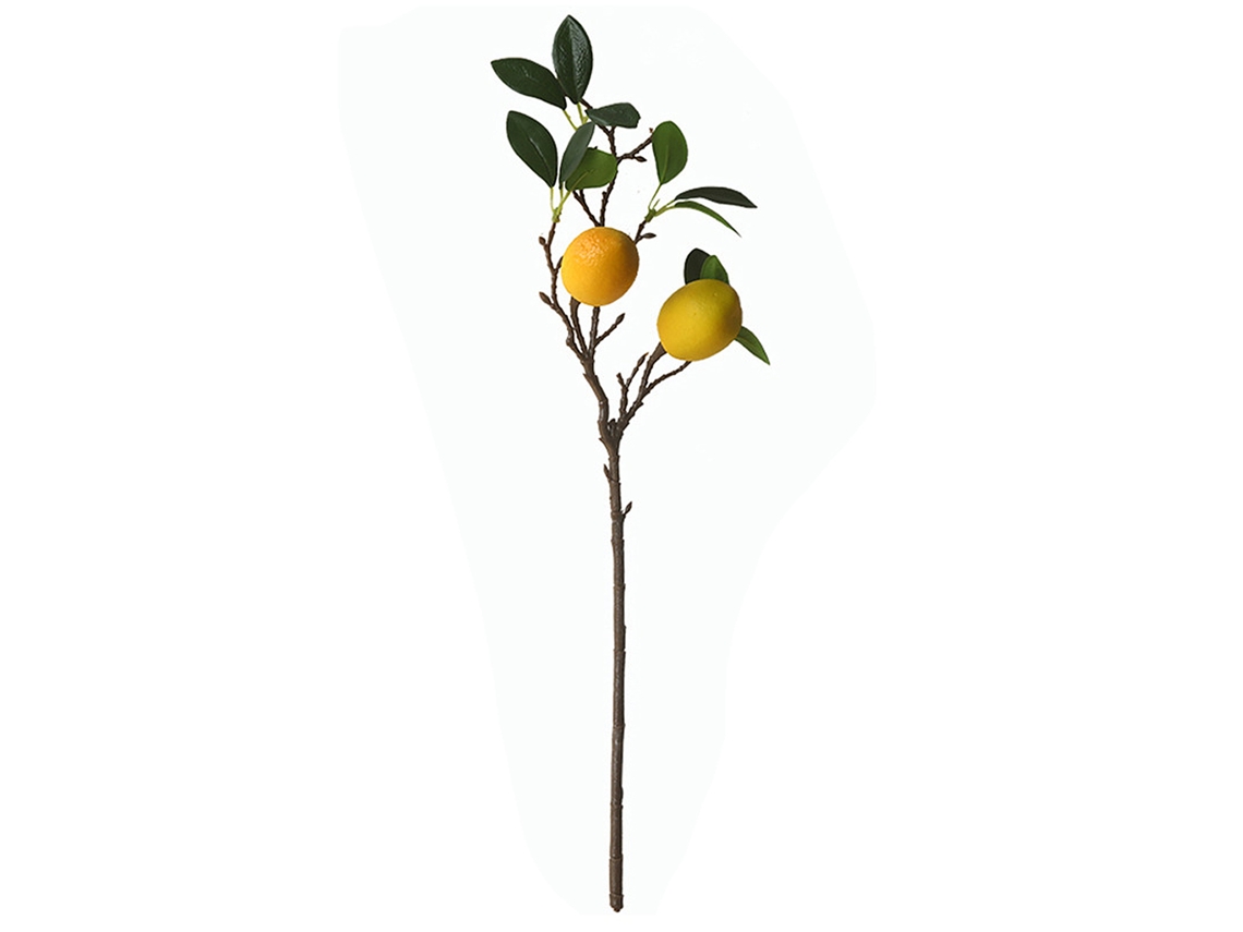 Laxiscreed Fruta Artificial Limão Fresco De 53cm Em Plástico E Espuma