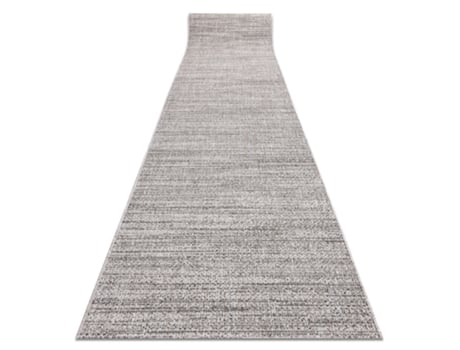Passadeira DYWANY LUSZCZOW Sizal Floorlux Modelo Polipropileno Cinzento (10x140cm)