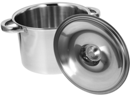 Panela De Aço Inoxidável Com Tampa, Caçarola Multifuncional E Resistente Para Cozinhar Com Segurança E Durabilidade, Ideal Para Ferver Gokoco
