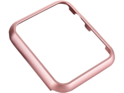 Capa Protetora De Alumínio Com Elegante Revestimento Metálico Rosa E Película Protetora De Tela Comp Gokoco
