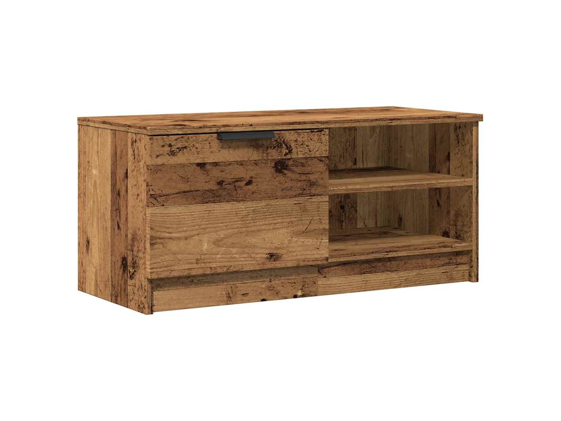 Tv Cabinet, Tv Cabinets Vidaxl Marrom Madeira Processada (n/a)