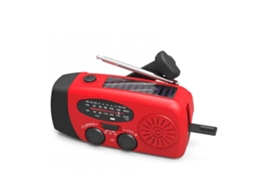 Rádio de emergência dínamo solar de 2000mAh com lanterna e alerta SOS STELASPLEN