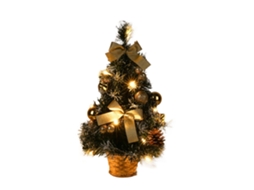 Árvore de Natal Artificial Mini 40cm com Luz Led para Mesa e Decoração de Natal