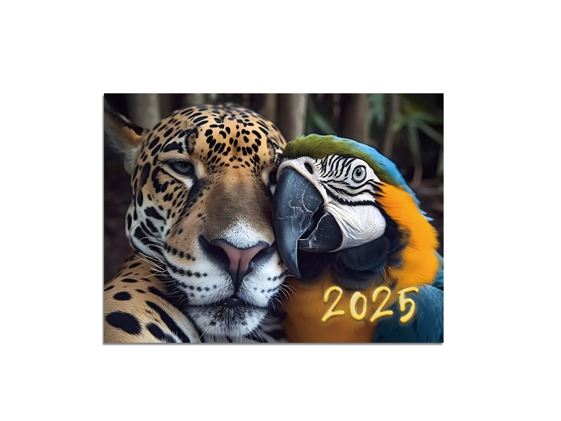 Calendário 2025 Calendário de Ano Novo Cor: Estilo6 BRILVIBERA