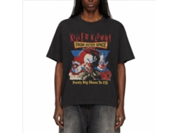 Rockinstone Killer Klowns Pretty Big Shoes To Fill Black Adult T-shirt Size:xxxl