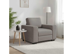 Vidaxl Poltrona Tecido 100x77x82 Cm Cinzento-acastanhado