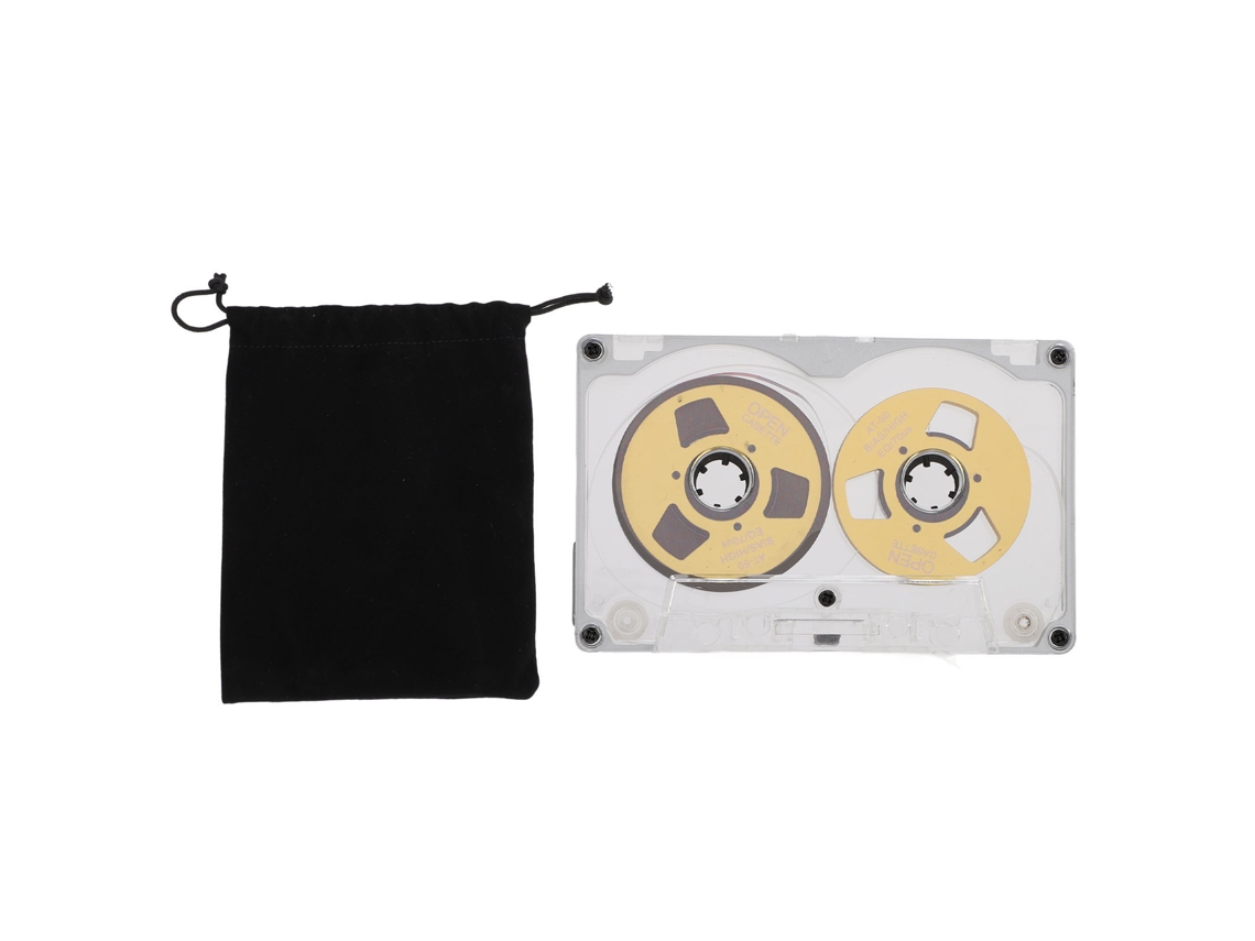 Reel To Reel Blank Sound Cassette Tape Diy Homemade 55 Minutes Aluminum Empty Cassette Tape For Music Recording Silver Frame Gold Plate LAXISCREED