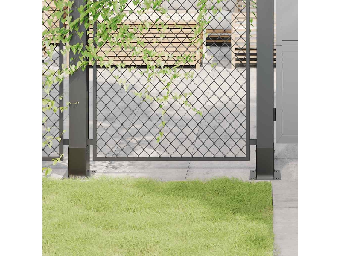 Vidaxl Bases De Coluna Quadradas 12 Peças 81x81 Mm Aço Revestido A Pó