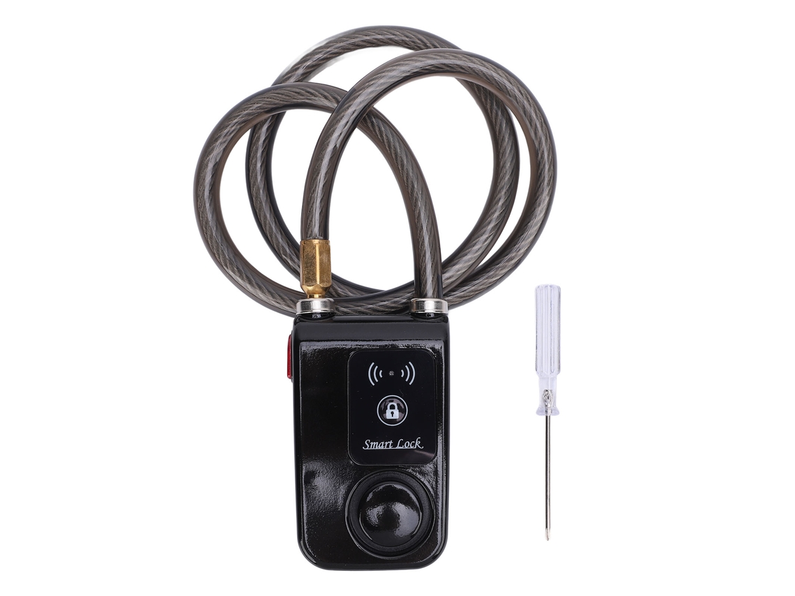 Trava Moto Bluetooth Com Alarme E App Anti-furto