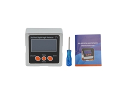 Nível digital YURU com display LCD, medição precisa, inclinômetro magnético, portátil