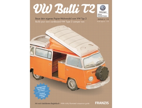 Livro VW Bulli T2 Build Your Own VW Type 2 Camper Van Scale 118 de Franzis Verlag GmBH (Inglês)