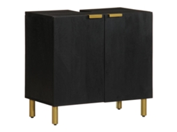 Bathroom Sink Cabinet, Bathroom Sink Cabinets Vidaxl Preto Madeira Processada