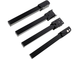 Conjunto De 4 Pés Mesa Dobráveis E Resistentes Para Mesas Laptop, Duráveis, Pretos, Com Alta Capacidade De Carga
