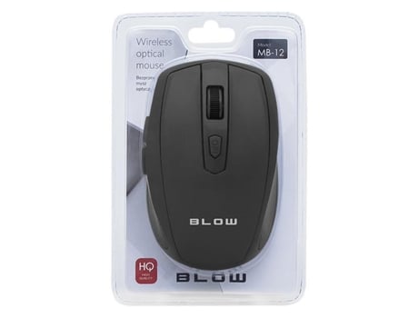 Rato Óptico Sem Fios  Mb-12 Preto
