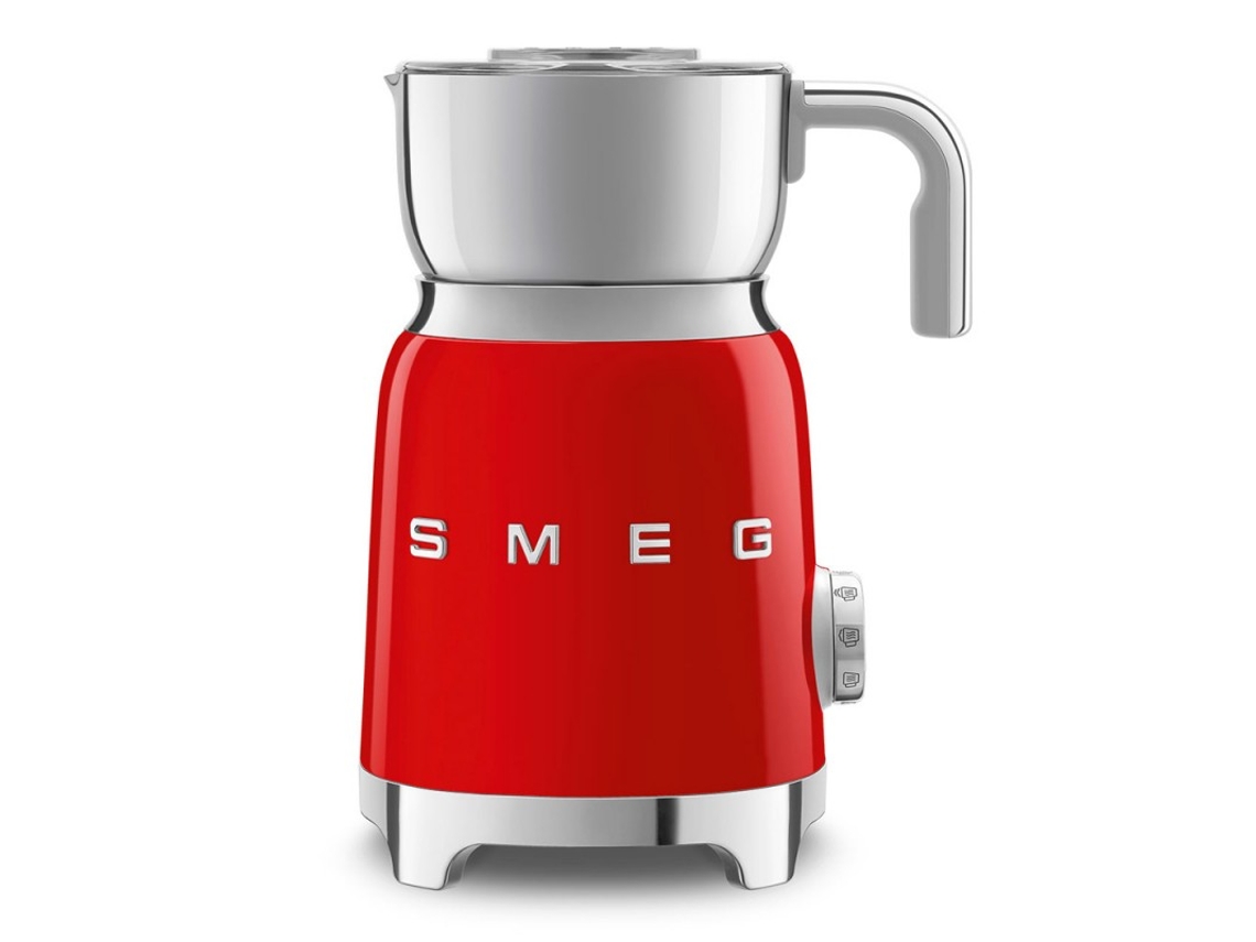 Espumador de leite SMEG Mff11Rdeu (Vermelho)