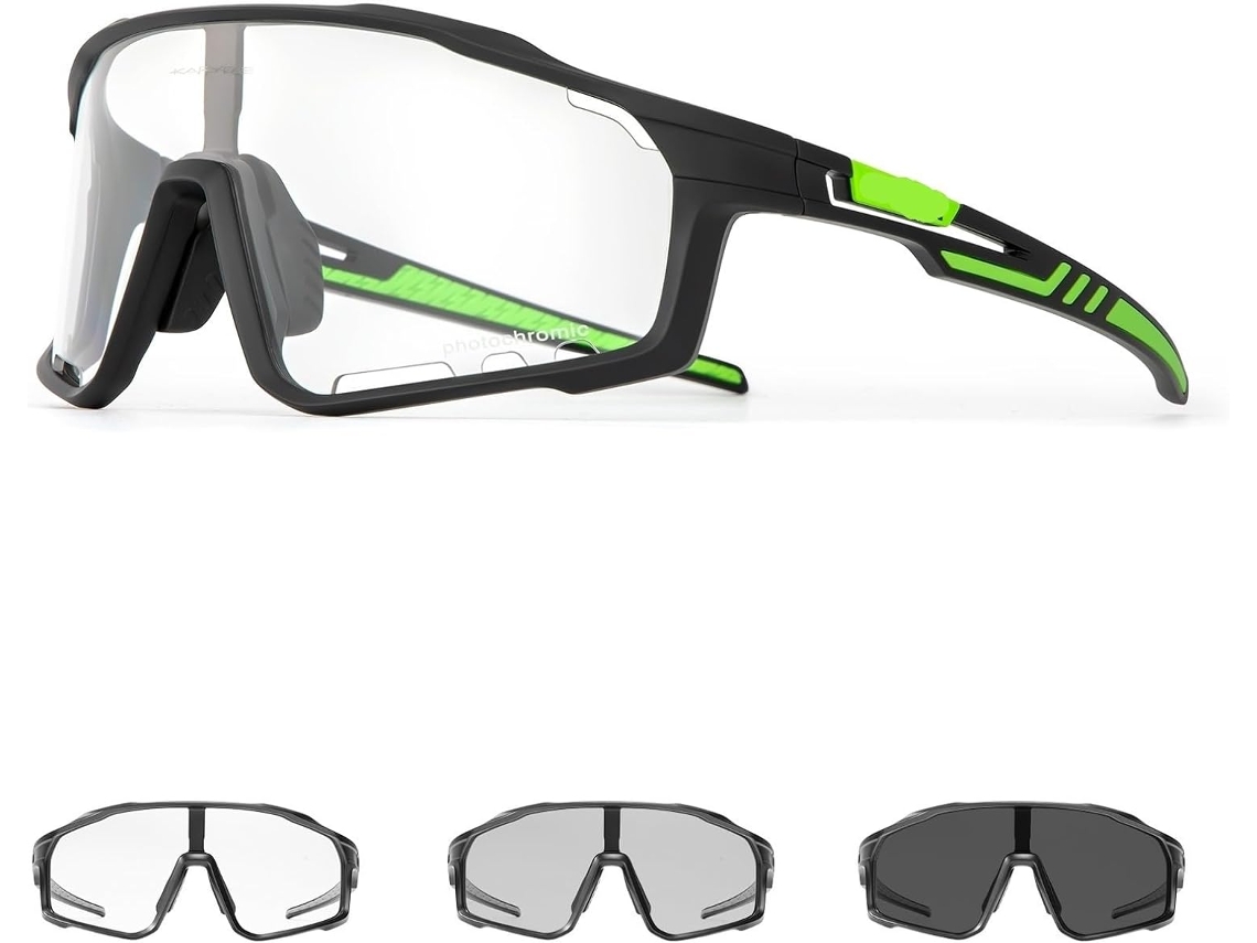 Óculos Sol Fotocromáticos Lunette Velo Homme Masculinos Femininos Ciclismo Resistente S/MARCA