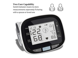 Monitor de Pressão Arterial Pulso com Visor Lcd, Aparelho Medição para Uso Doméstico Ou em Mo Vimento. GOKOCO
