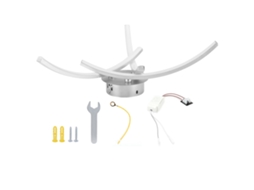 Rebe-lâmpada De Teto 18w 105led Com Arco Para Sala E Quarto Decoração Luz Quente Ac85‑265v