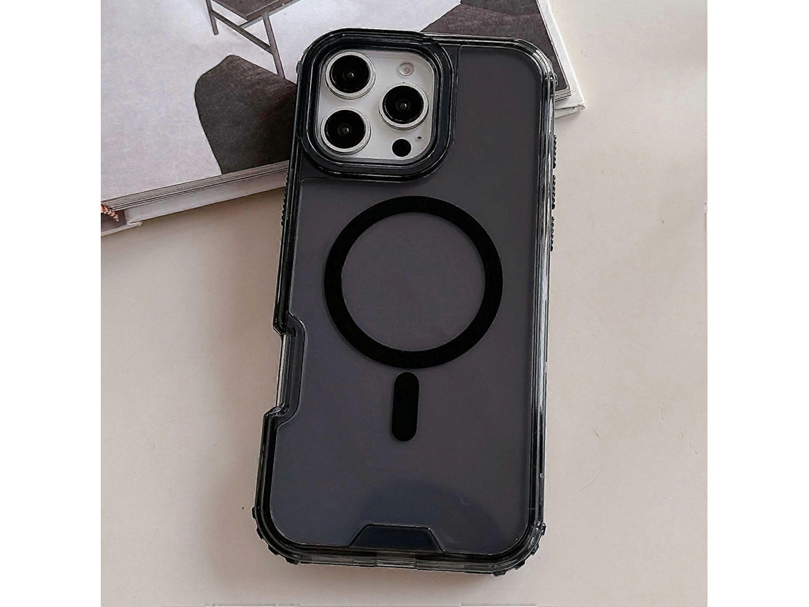 Capa Traseira Removível Para Iphone 16 Pro Max Compatível Com Magsafe Tpu Pc