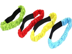 Conjunto De 8 Faixas Elásticas Para Corrida Três Pernas, Feitas Poliéster, Ideais Brincadeiras Ao Ar Livre