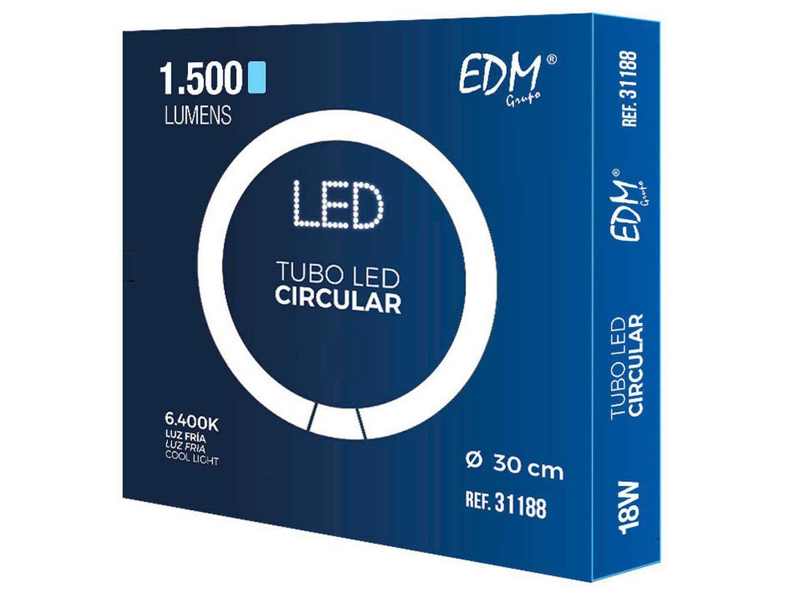 Edm Tubo Led Circular G10Q 30 Cm 20W 1700 Lumens 6400K
