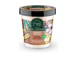 Organic Shop - Esfoliante Corporal Estimulante com Leite de Amêndoa e Mel 450 ml