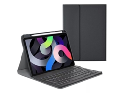 Lurelia Capa Com Teclado Bluetooth Para Ipad Air 3 Com Estojo De Couro De Pano