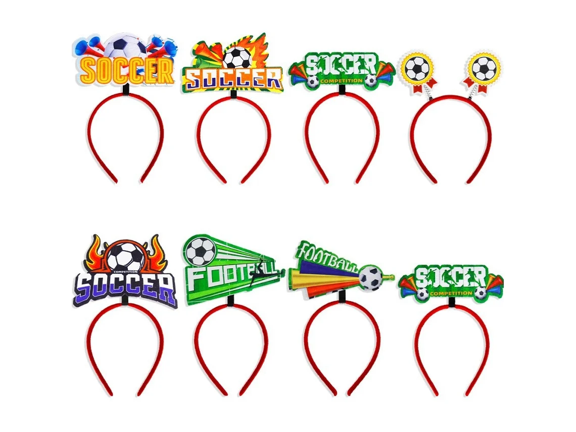 Diademas Temáticas do Mundial de 2026, Embalagem 10 Unidades, Artigos Decorativos para Torcedores, Ergonômico, Uso Diário STELASPLEN