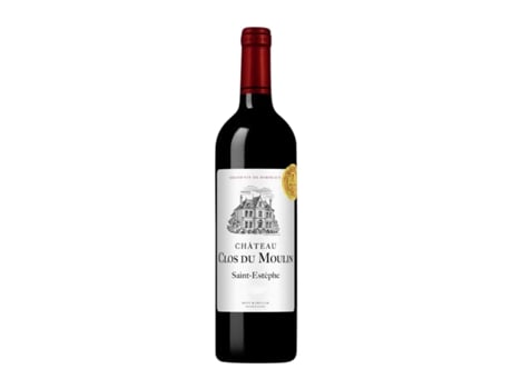 Vinho CHÂTEAU CLOS DU MOULIN Château Clos du Moulin Saint-Estèphe Sem Álcool (0.75 L - 1 Unidade)