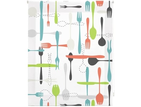 Estore de Rolo HAPPYSTOR Impressão Digital Cozinha HSCC82159 135x180 cm