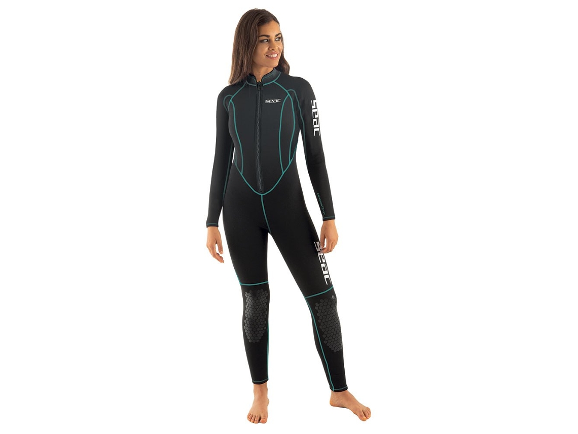 Fato Mulher M.Lungo Carezza 2 Mm Preto Mseacsub