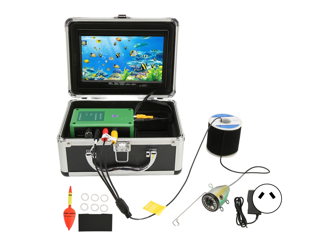 Câmera De Pesca Hd 1000tvl Com Lcd 7 Polegadas