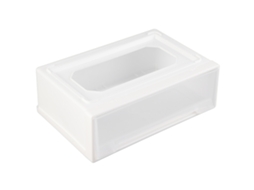 Gaveta de Armazenamento Pp com Tampo Transparente S/MARCA
