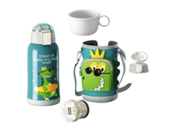 Garrafa Térmica De Aço Inox De 550 Ml Com Design De Animais, Ideal Para Viagens E Para Crianças. Ly Ebike