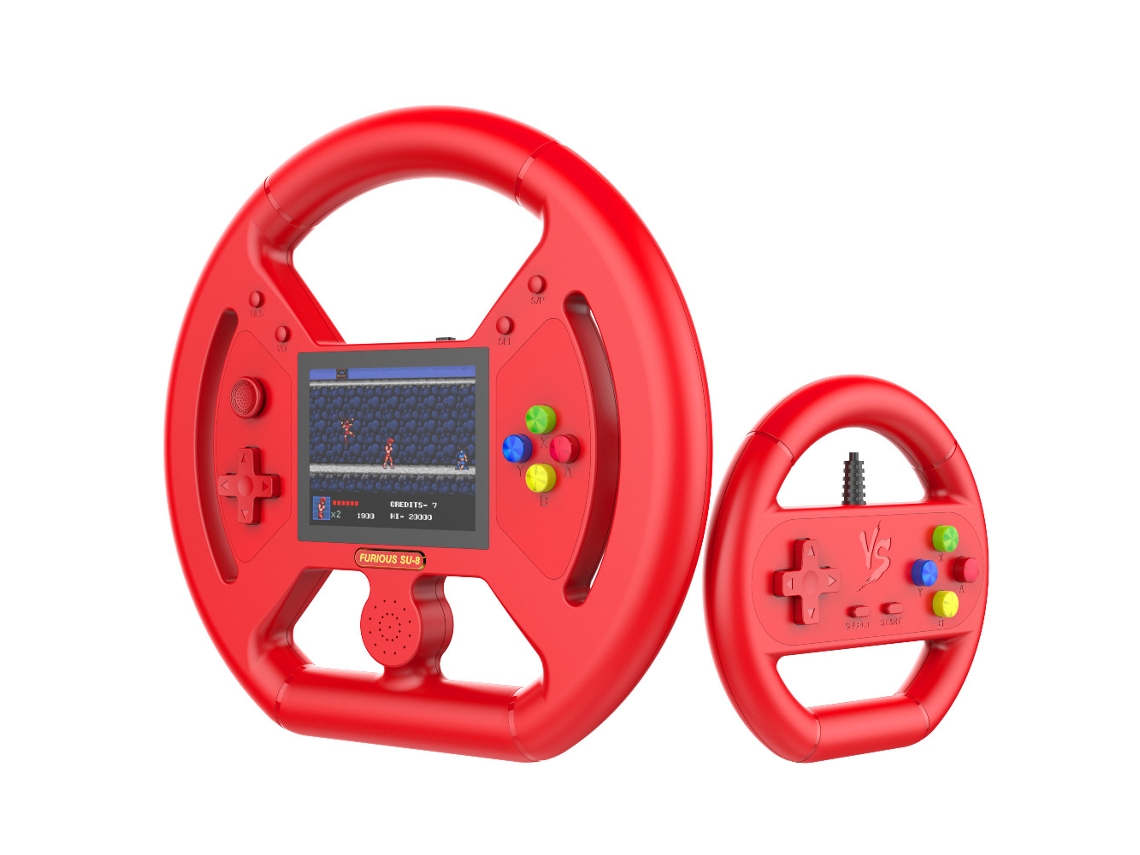 Consola De Jogos Tela Portátil De 3,5 Polegadas Com Mais De 900 Jogos E Controle Cuich (vermelho)