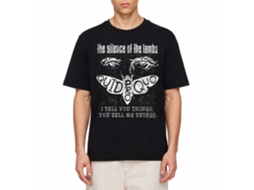 Rockinstone Silence Of The Lambs Movie Negative Black Adult T-shirt Size:l
