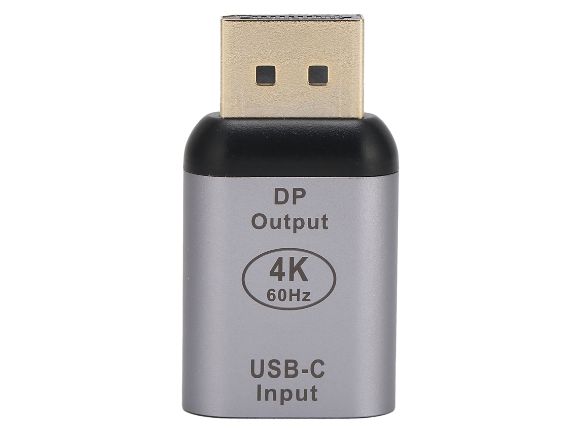Adaptador USB-C para DisplayPort 4K 60Hz, conversor de vídeo fêmea para macho CHABERLU