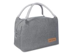 Lancheira Térmica - Saco Térmico - Bolsa Bento - Bolsa De Transporte - Tecido Oxford - Cinzento