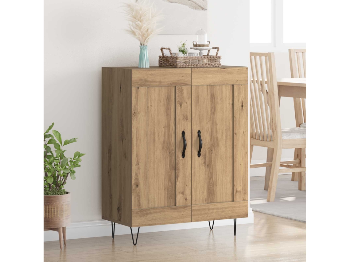 Vidaxl Buffet Carvalho Artesanal 69,5 X 34 X 90 Cm