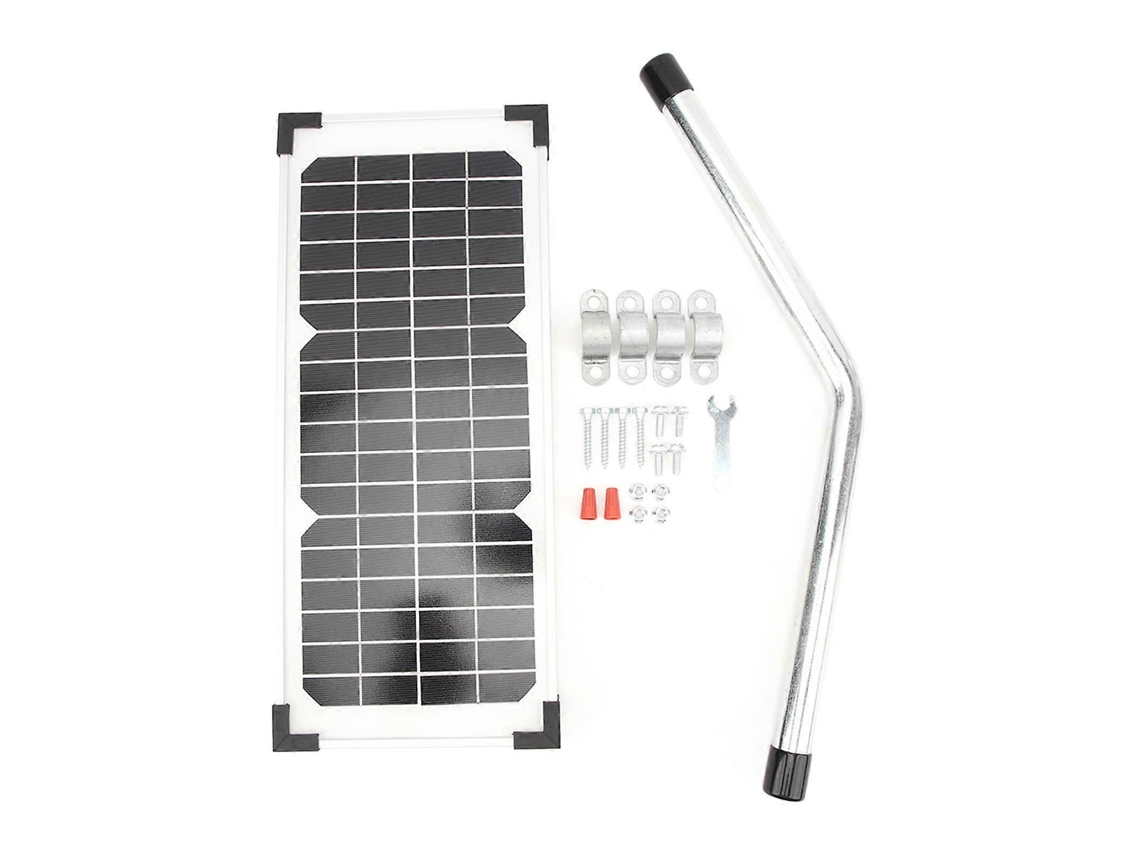 Kit De Painel Solar De 10 W Fm123, Carregador De Bateria Solar Portátil Para Portão Mighty Mule Olysi Shop