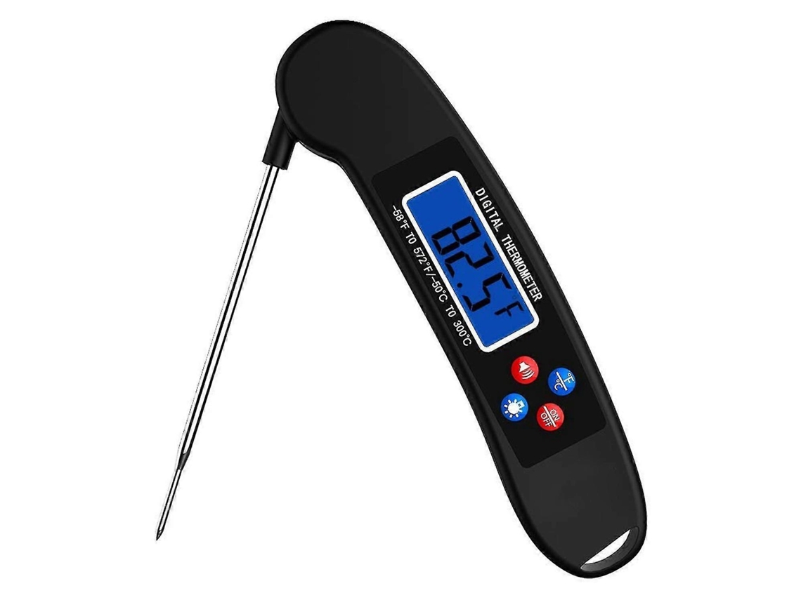 Termómetro Digital De Carne Lurelia De Leitura Rápida Para Cozinha E Churrasco, Retroiluminado